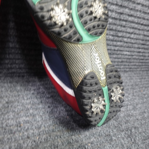 FootJoy Golf Shoes Mens 11.5 REd White Blue MyJoys American Flag Leather